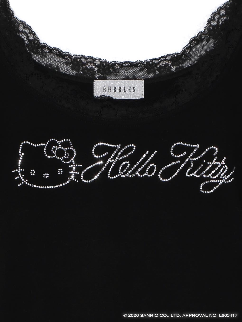 【BUBBLES】レースビジューミニTEE