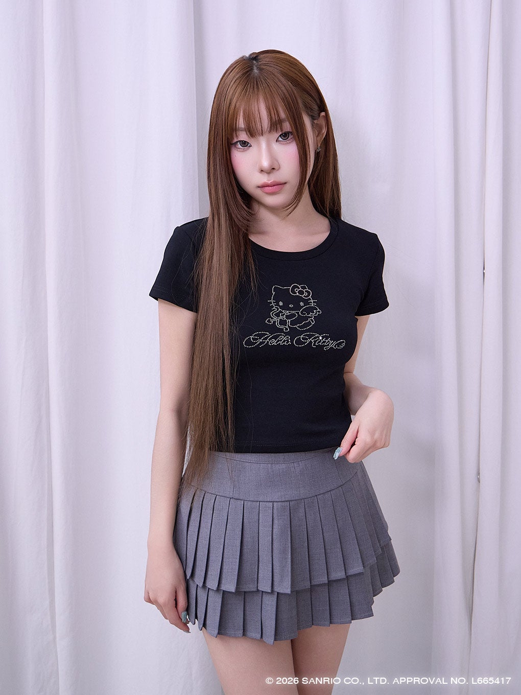 【BUBBLES】ビジューミニTEE