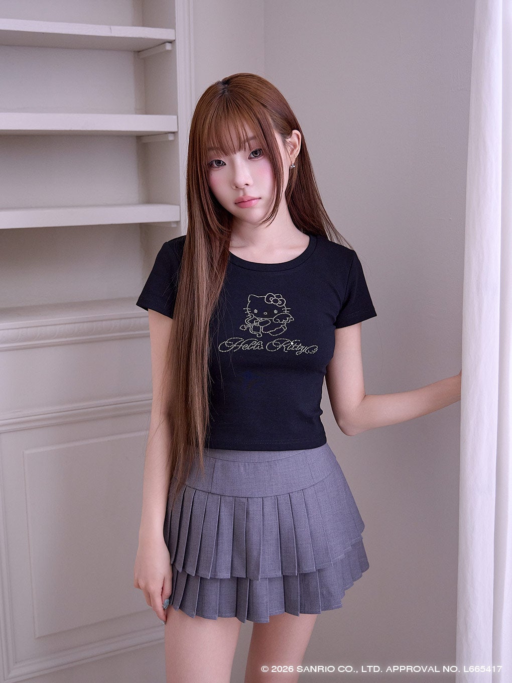 【BUBBLES】ビジューミニTEE