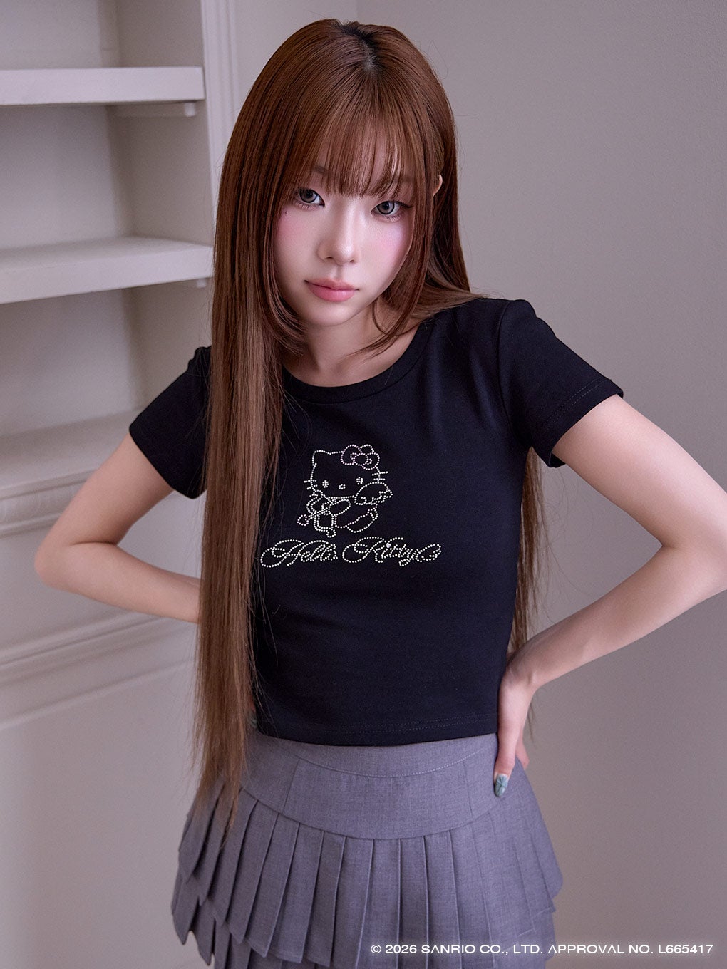 【BUBBLES】ビジューミニTEE