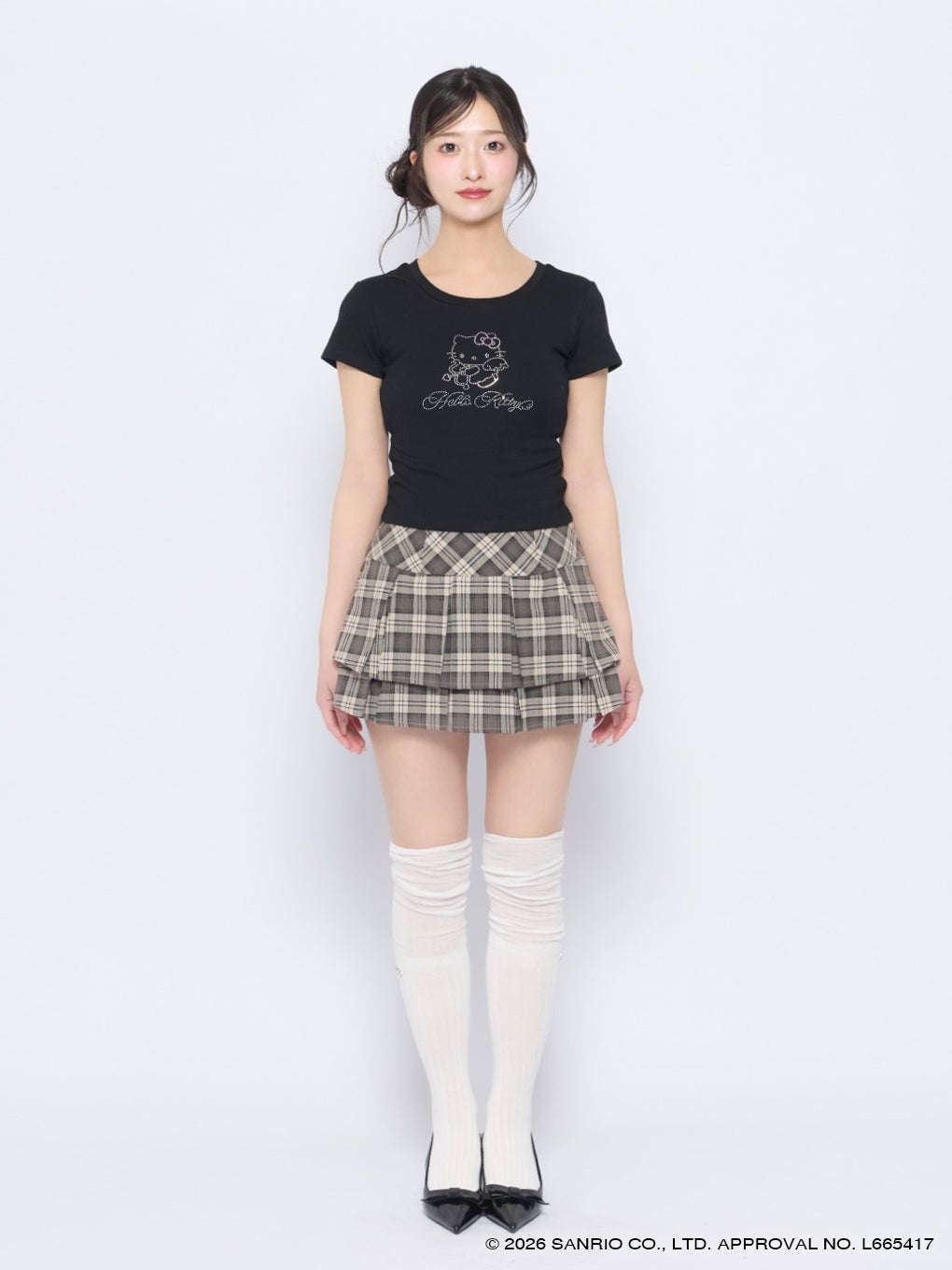 【BUBBLES】ビジューミニTEE