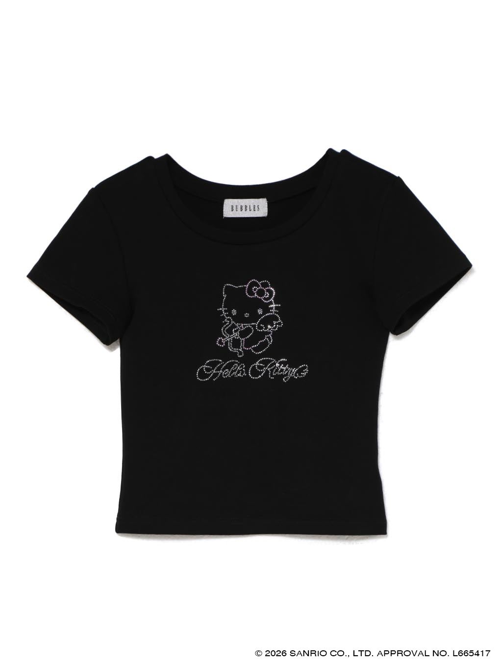 【BUBBLES】ビジューミニTEE
