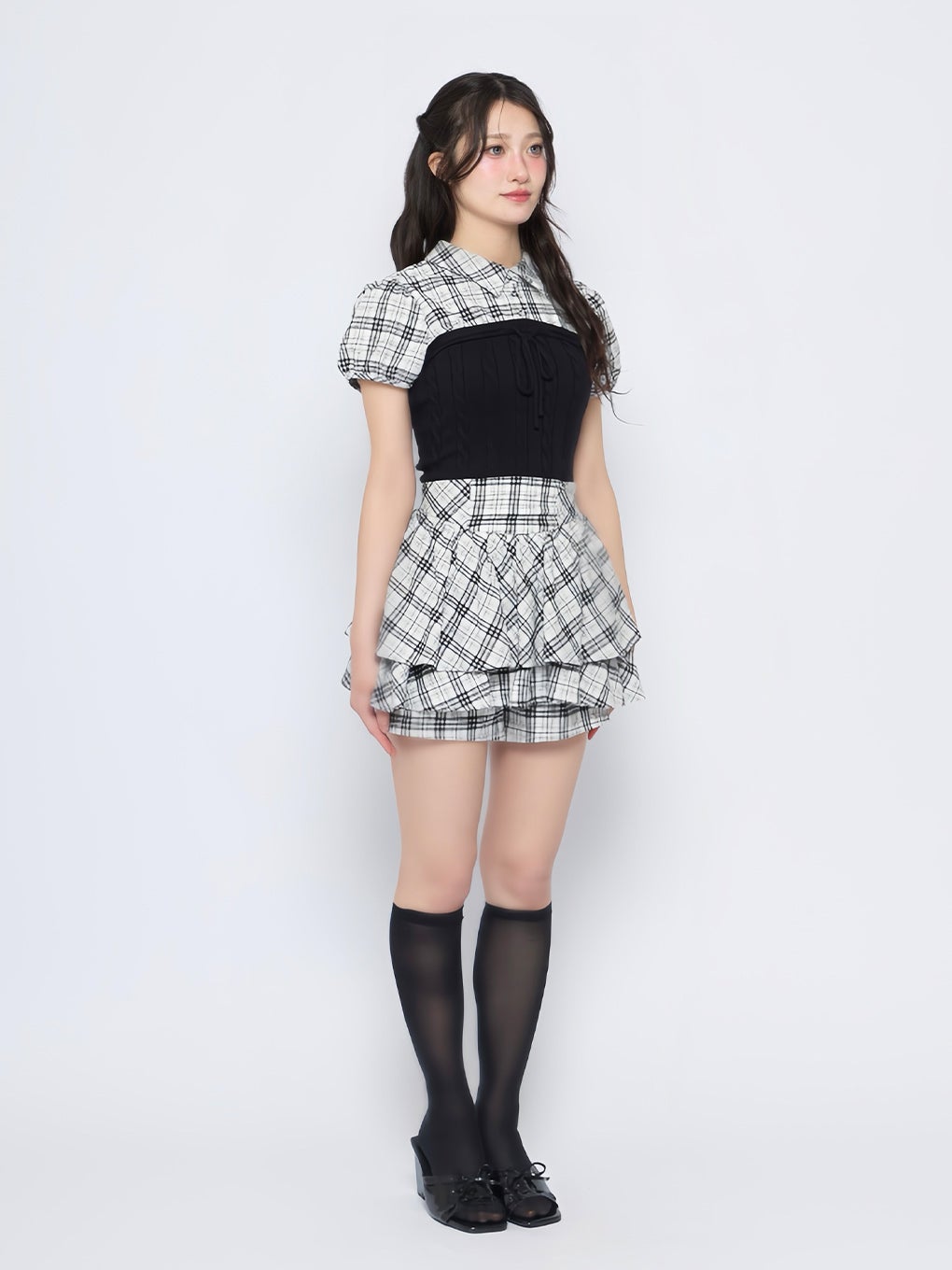 【BUBBLES】ティアードインショートパンツ
