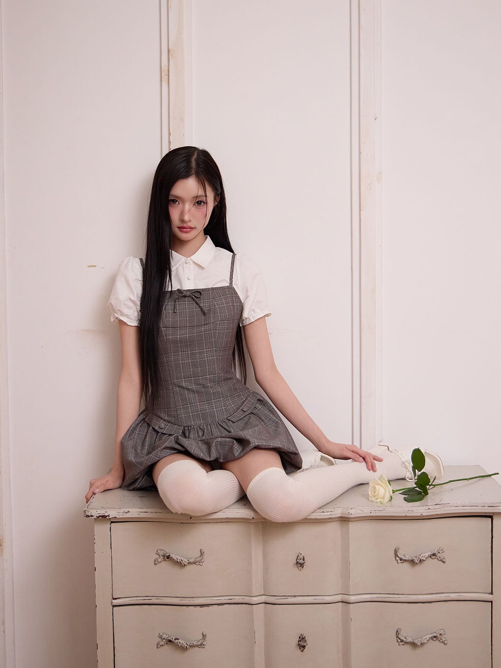 bubbles ダブルリボンワンピース BUBBLES】リボンバルーンワンピース | sparkling mall online store