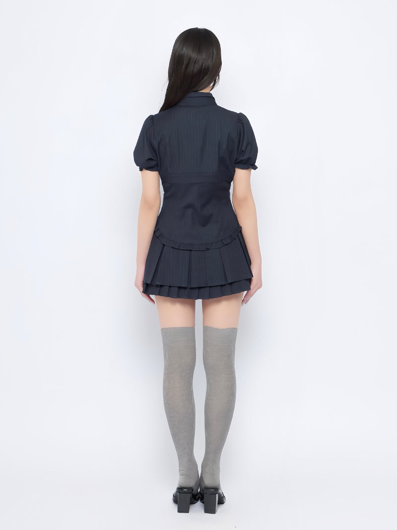 BUBBLES】リボンパフブラウス | sparkling mall online store