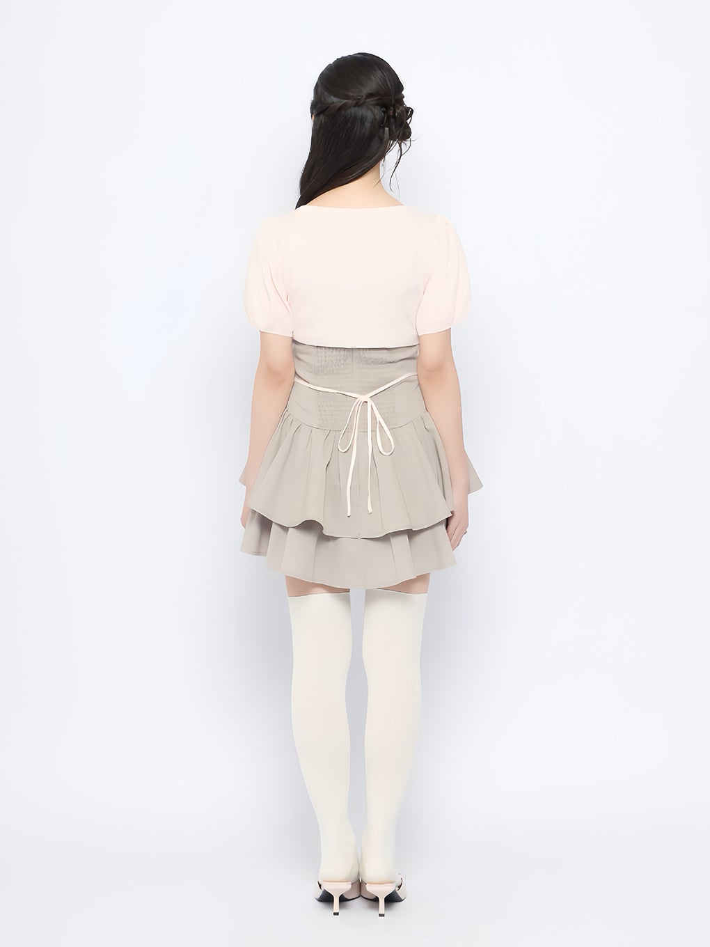 【BUBBLES】ボレロリボンアンサンブルワンピース