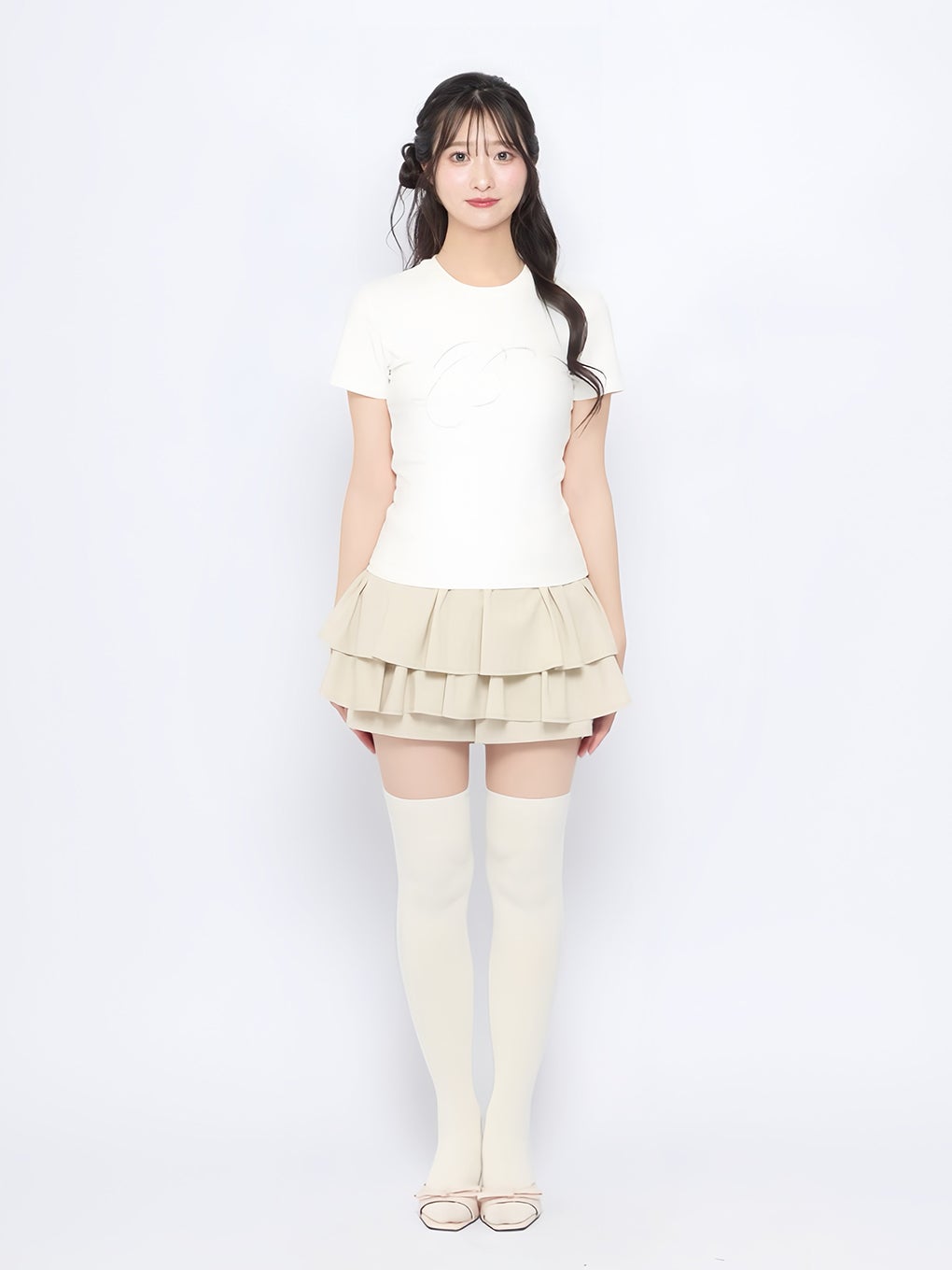【BUBBLES】ビジューロゴミニTEE