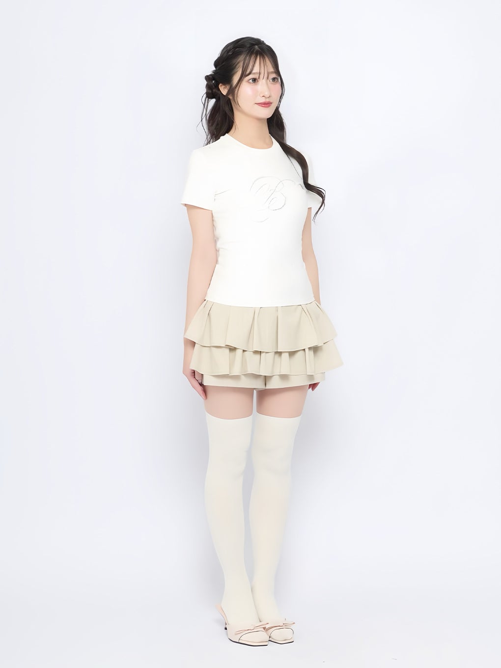 【BUBBLES】ビジューロゴミニTEE