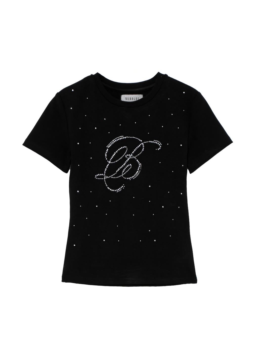 【BUBBLES】ビジューロゴミニTEE