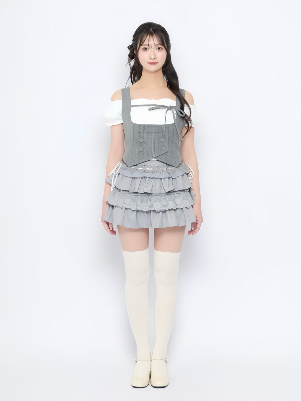 BUBBLES】コケットベストブラウス | sparkling mall online store