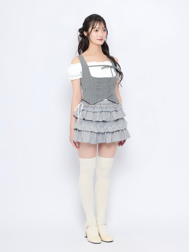 BUBBLES】コケットベストブラウス | sparkling mall online store