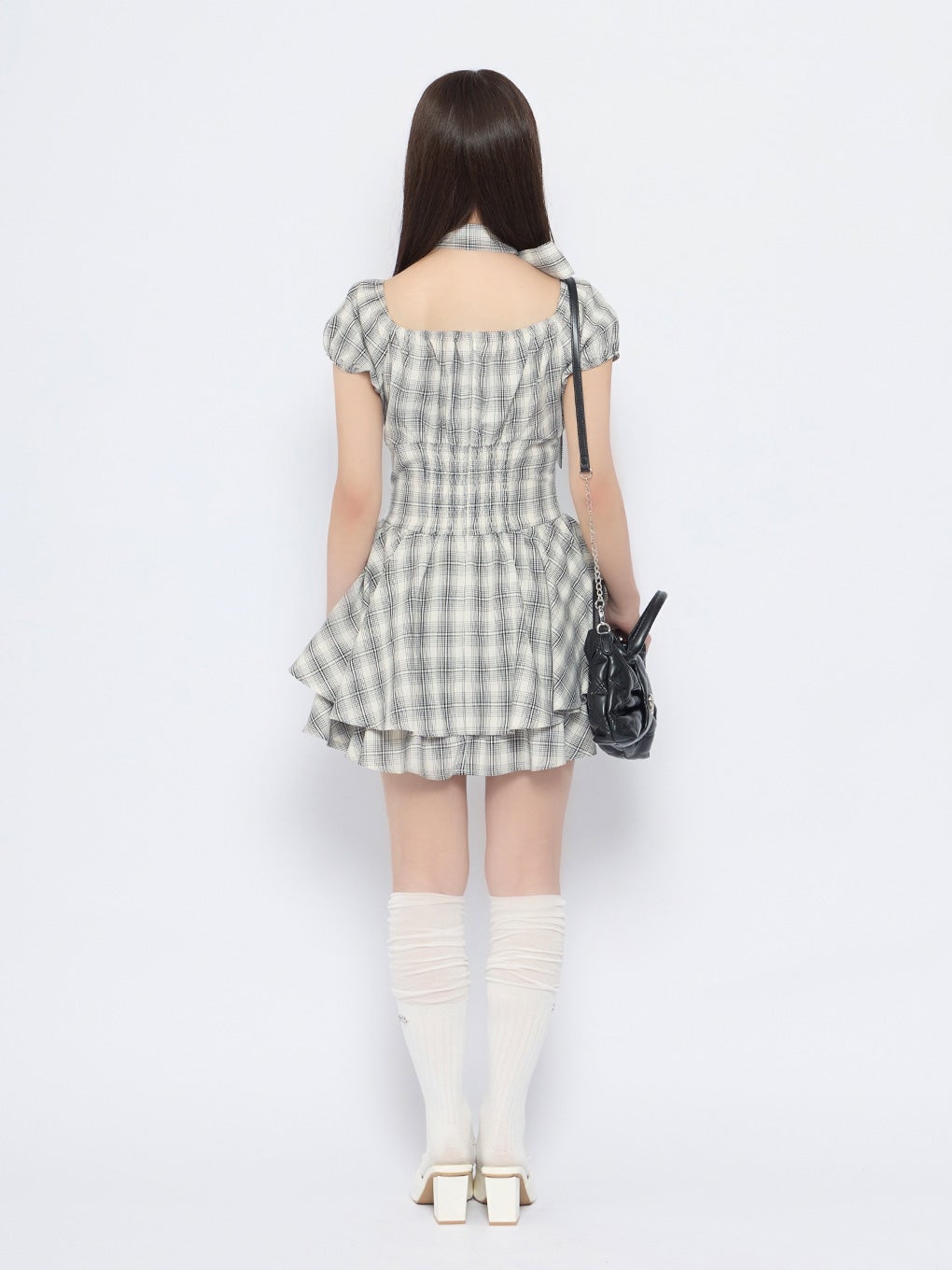 【BUBBLES】リボンキルティングショルダーバッグ