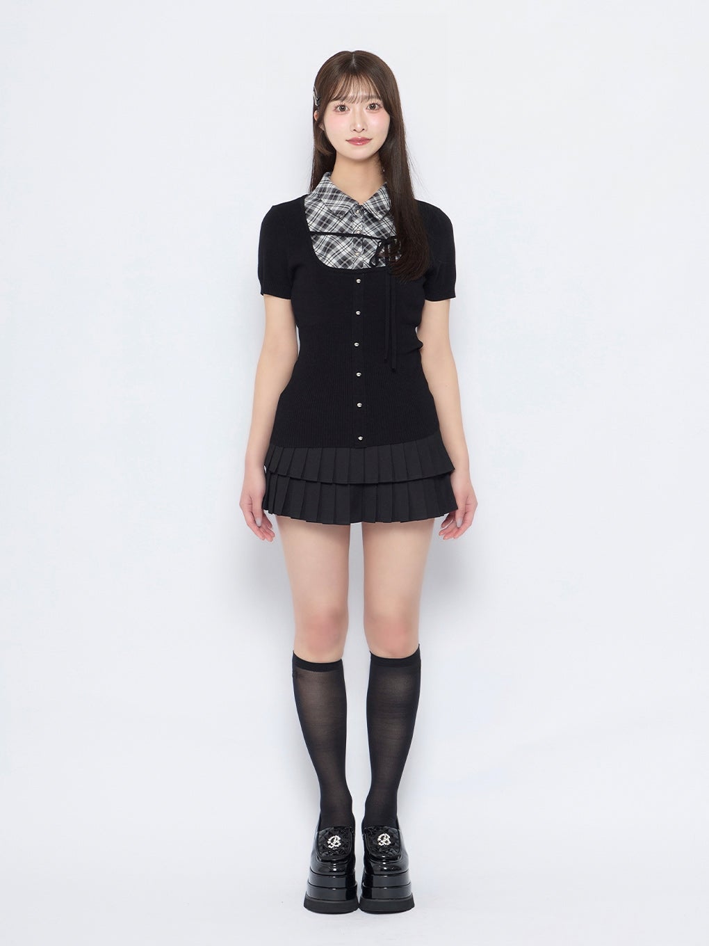 BUBBLES】スクールガーリーリボントップス | sparkling mall online store
