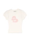 【BUBBLES】ロゴシャギーニットトップス