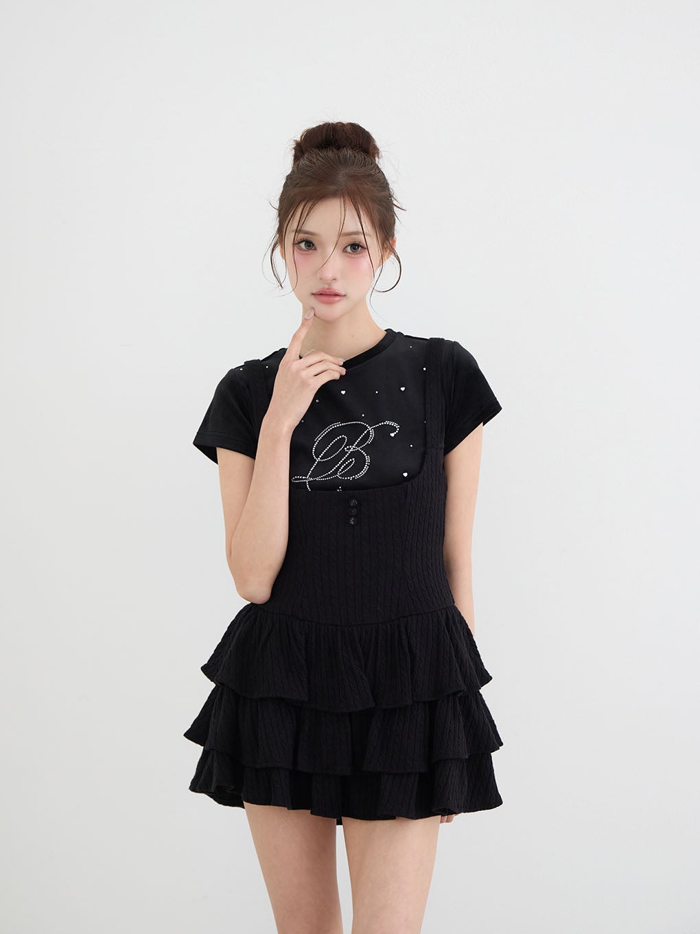 【BUBBLES】パウダービジューTEE